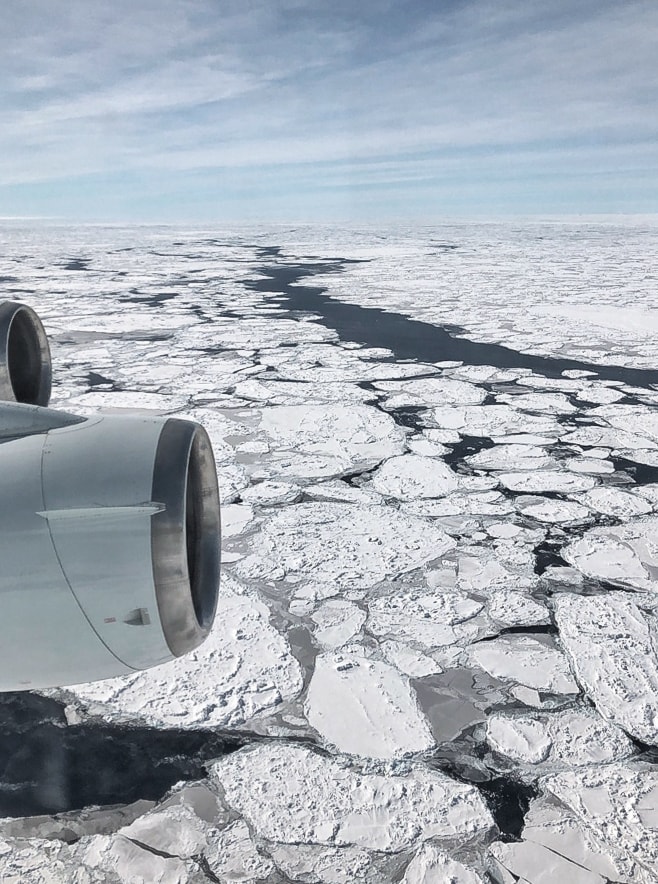 NASA operation icebridge melting icesheet