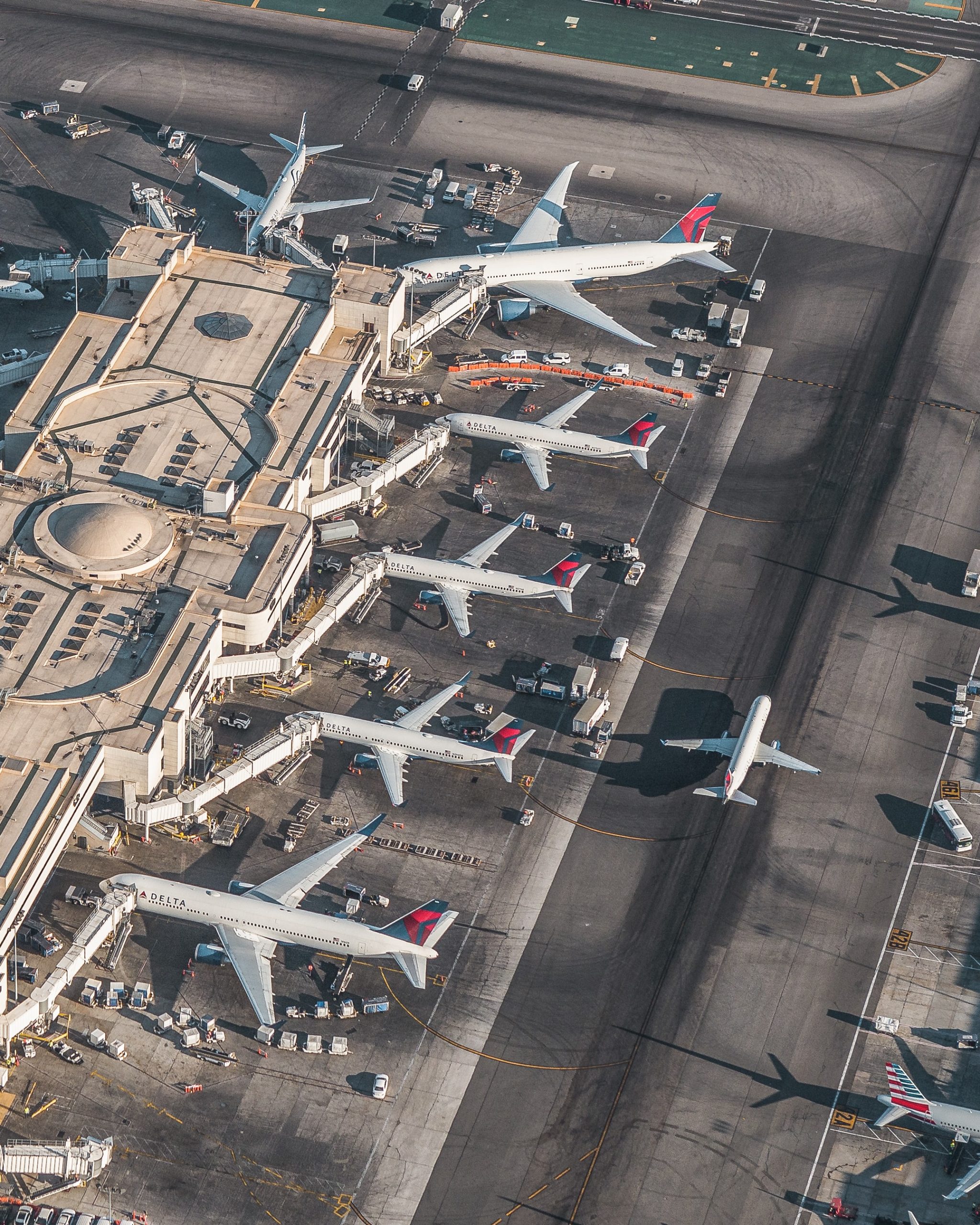 Busy airport